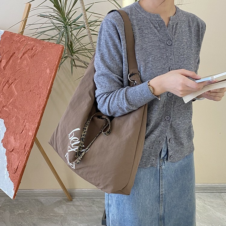 《5927》雙面豹紋單肩包