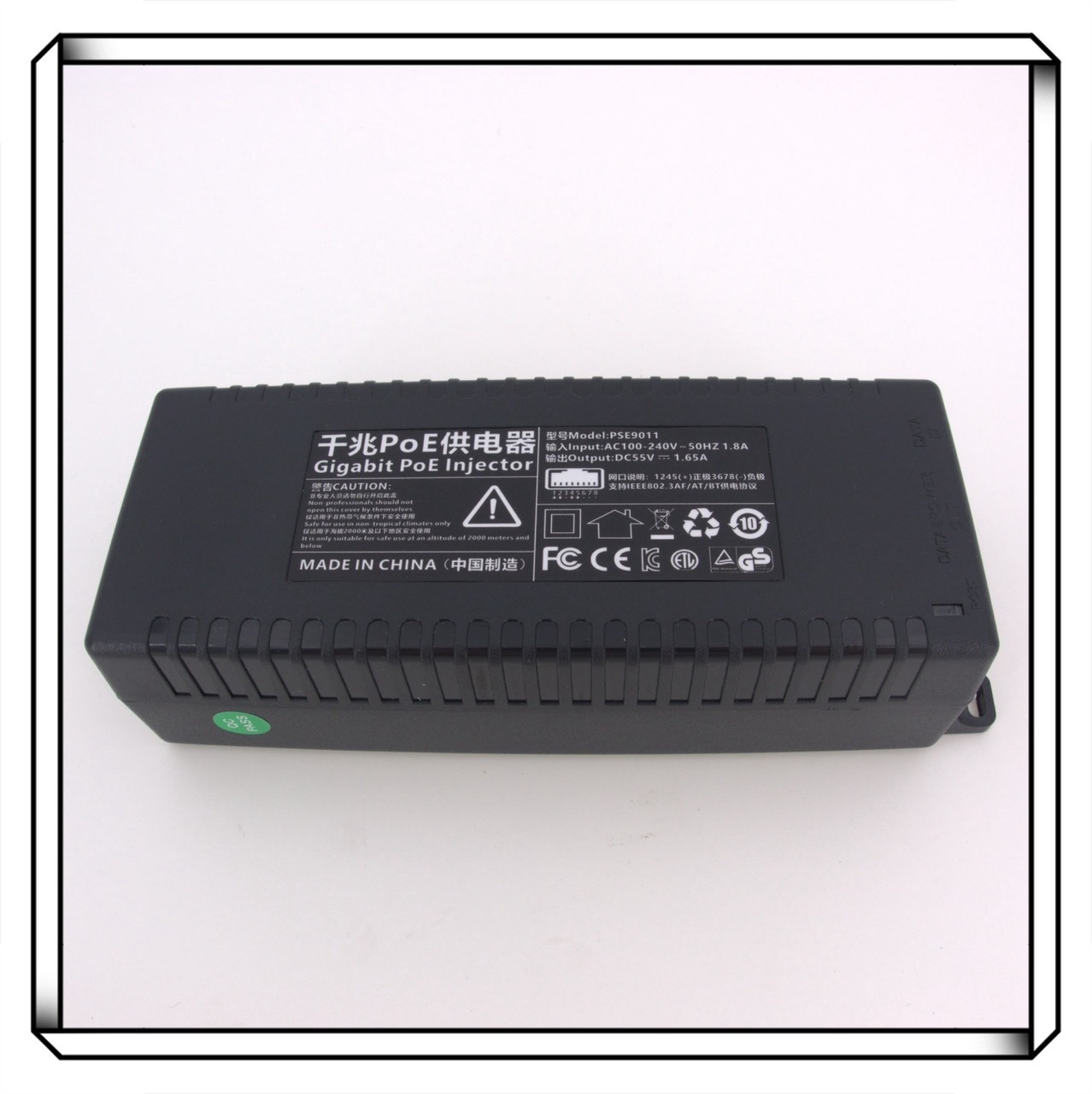 802.3bt/at/af POE Injector 電源套件 1G 48V 52V 55V 網路供電套件 90W
