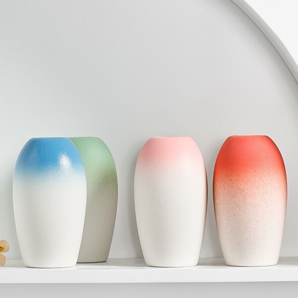 《5929》ins漸層陶瓷花瓶