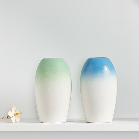 《5929》ins漸層陶瓷花瓶