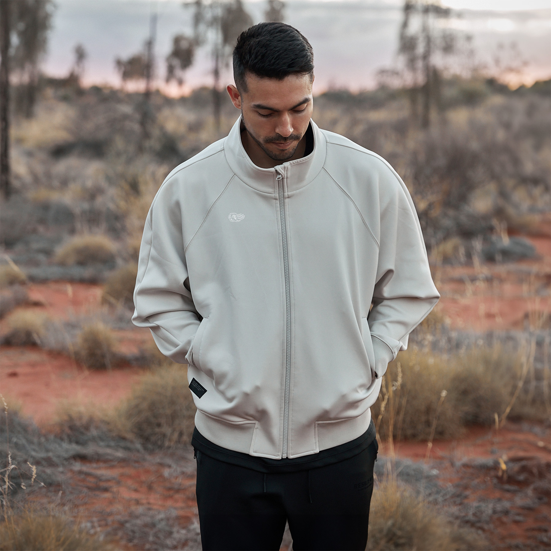 24-25 LN x VERVE  太空拉格蘭立領外套｜岩灰