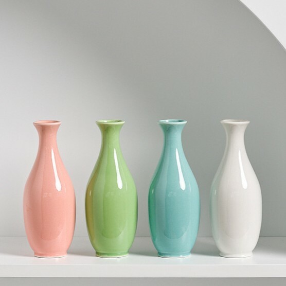 《5930》細長純色陶瓷花瓶