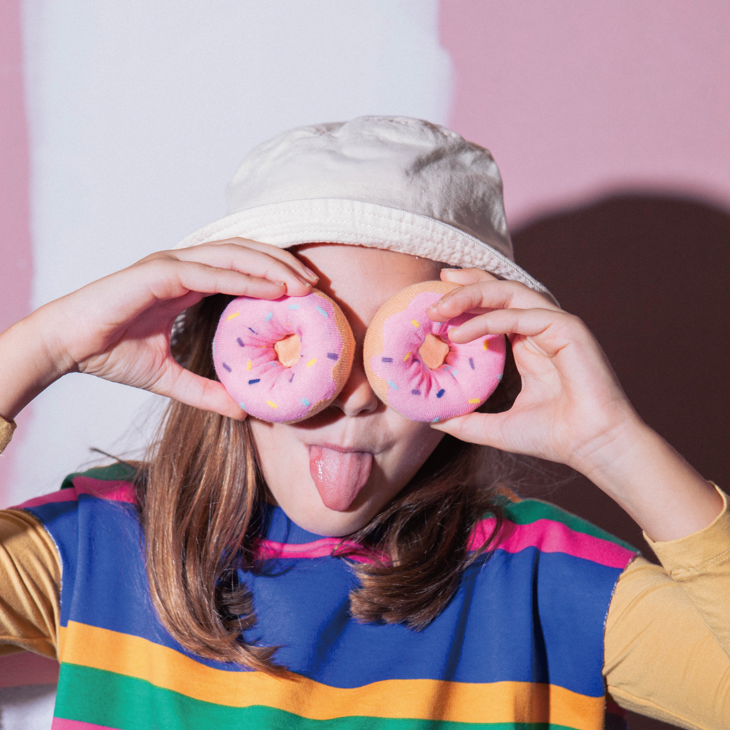 EAT MY SOCKS KIDS｜兒童襪子｜草莓甜甜圈