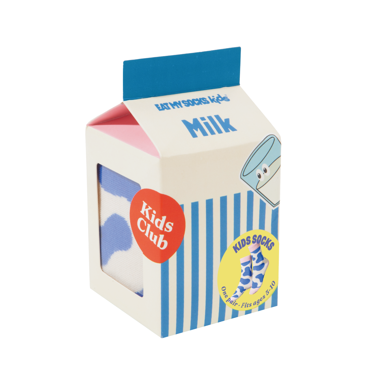 EAT MY SOCKS KIDS｜兒童襪子｜牛奶