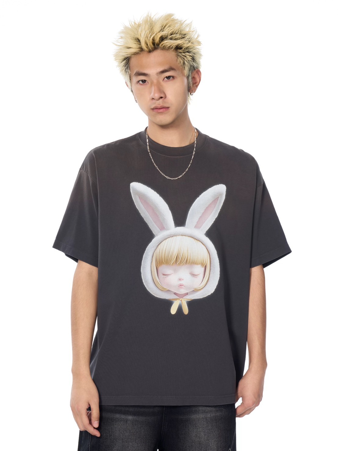 AFGK 3D水洗做舊 卡通天使 短T A FEW GOOD KIDS