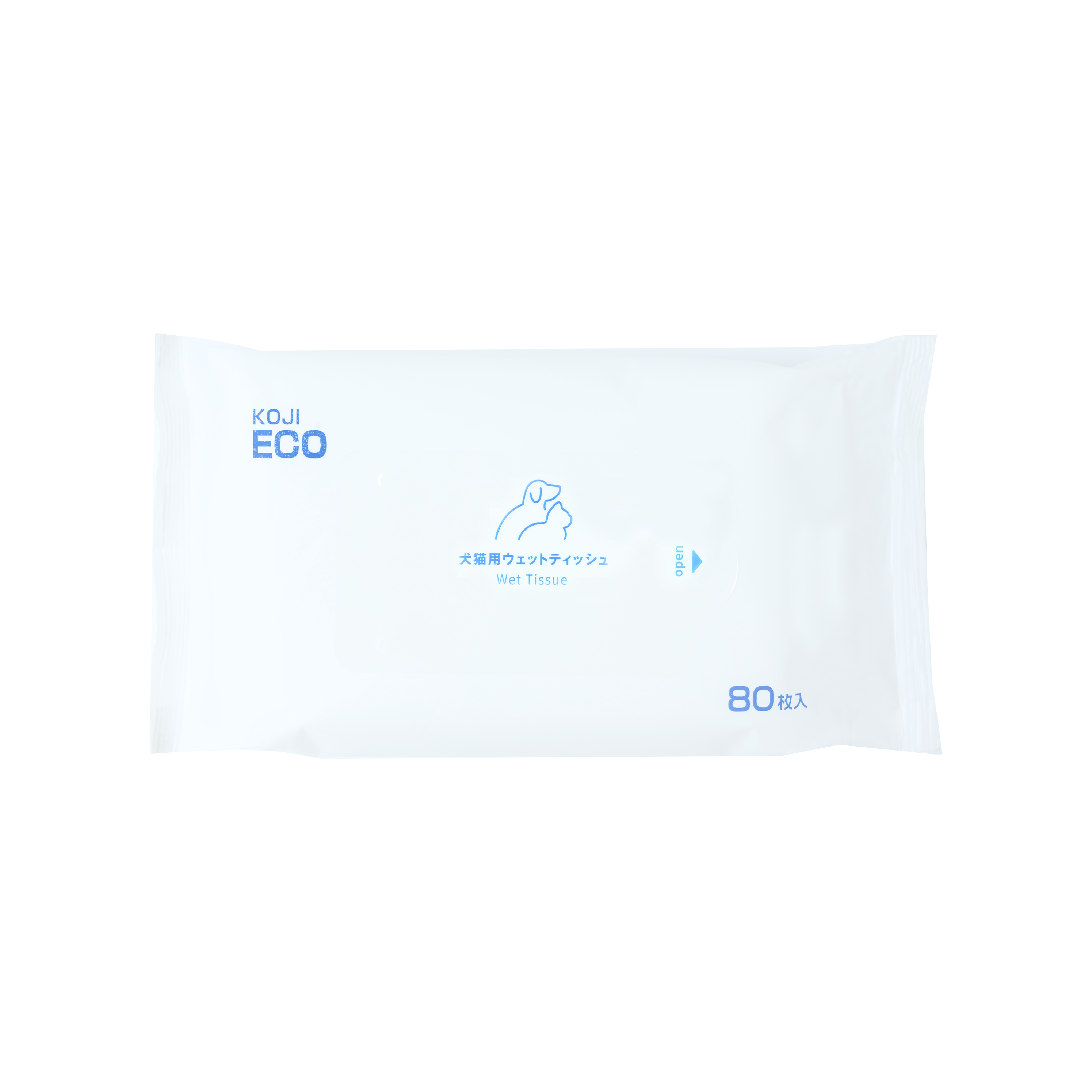 春日寵物呵護濕巾80抽：KOJI ECO旅遊必備