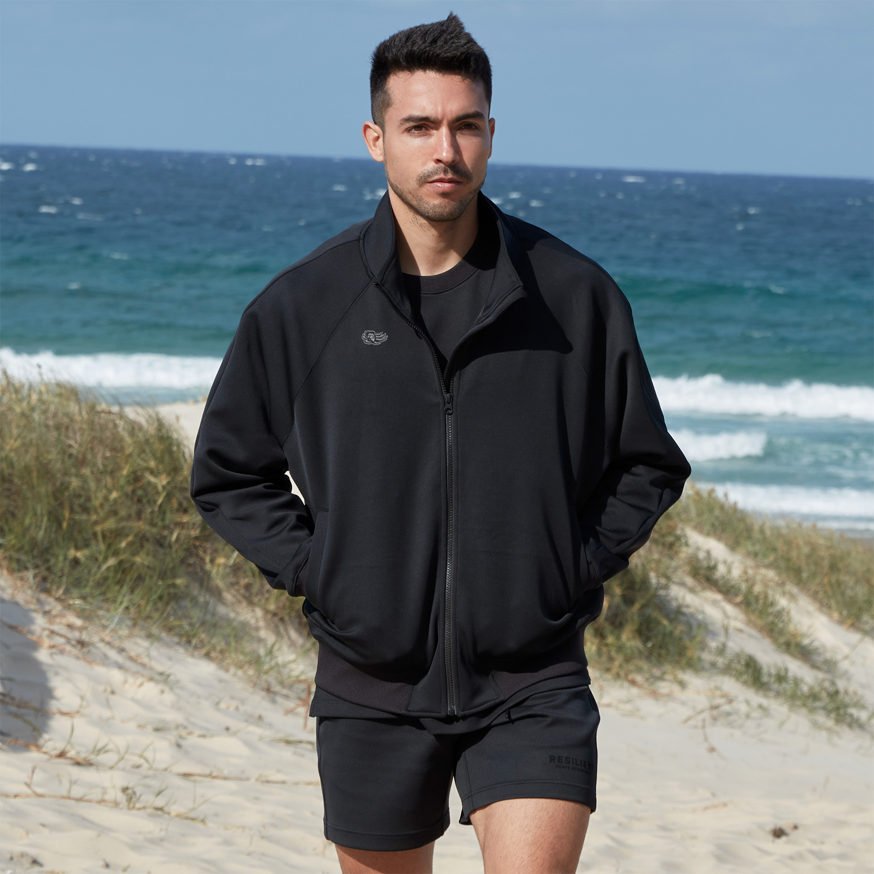 24-25 LN x VERVE  太空拉格蘭立領外套｜炭黑