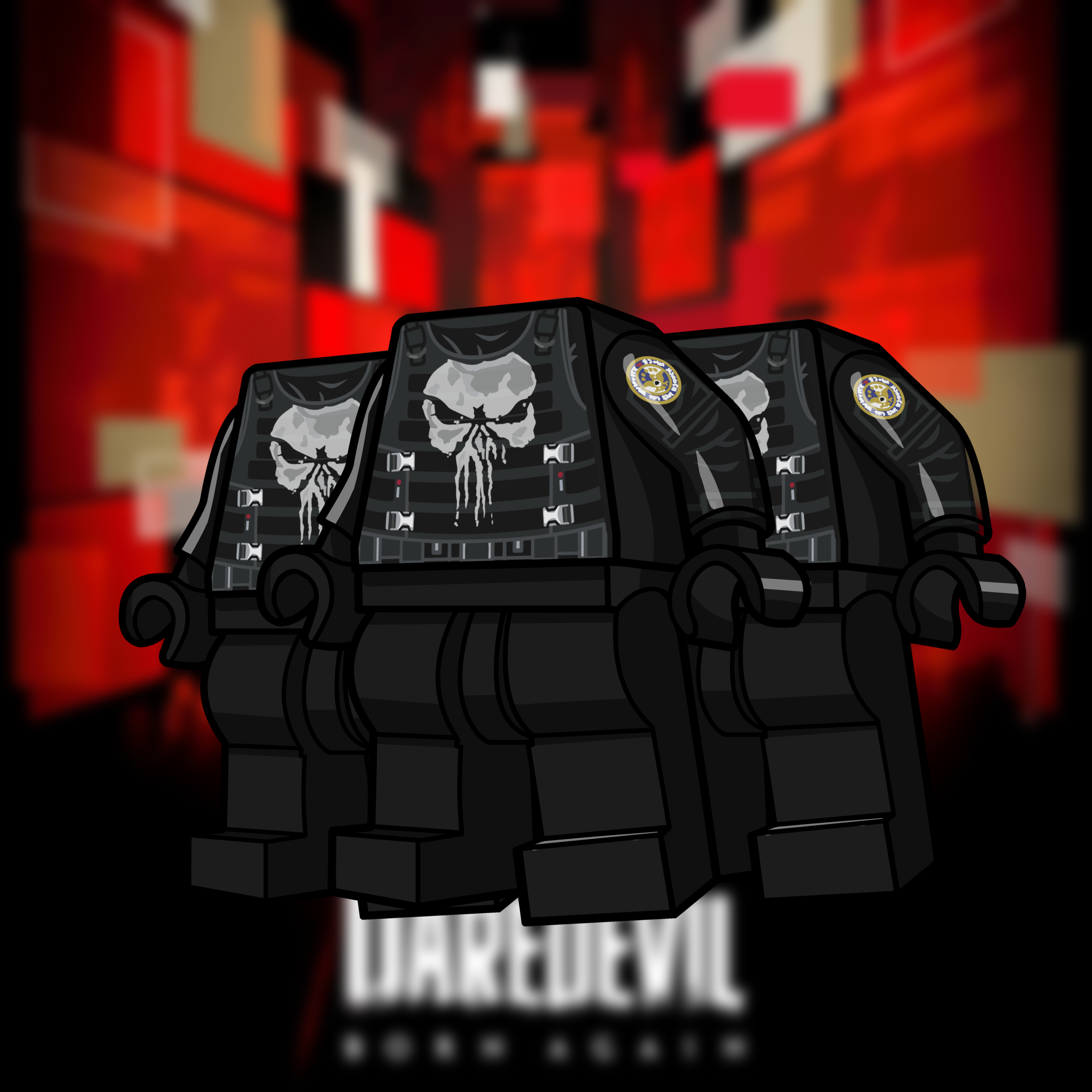 [infinite][Preorder] Daredevil: Born Again - Black Cop - Supplement Pack [UVprinted]
