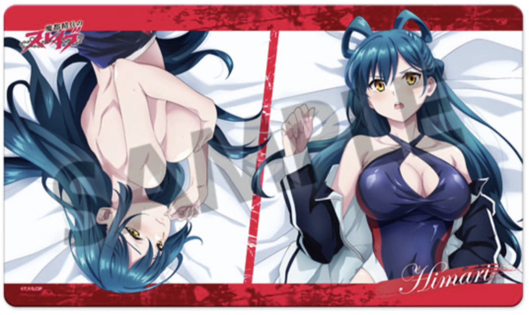 魔都精兵的奴隸 原畫橡膠墊板 東日萬凜 競泳泳裝 ver.