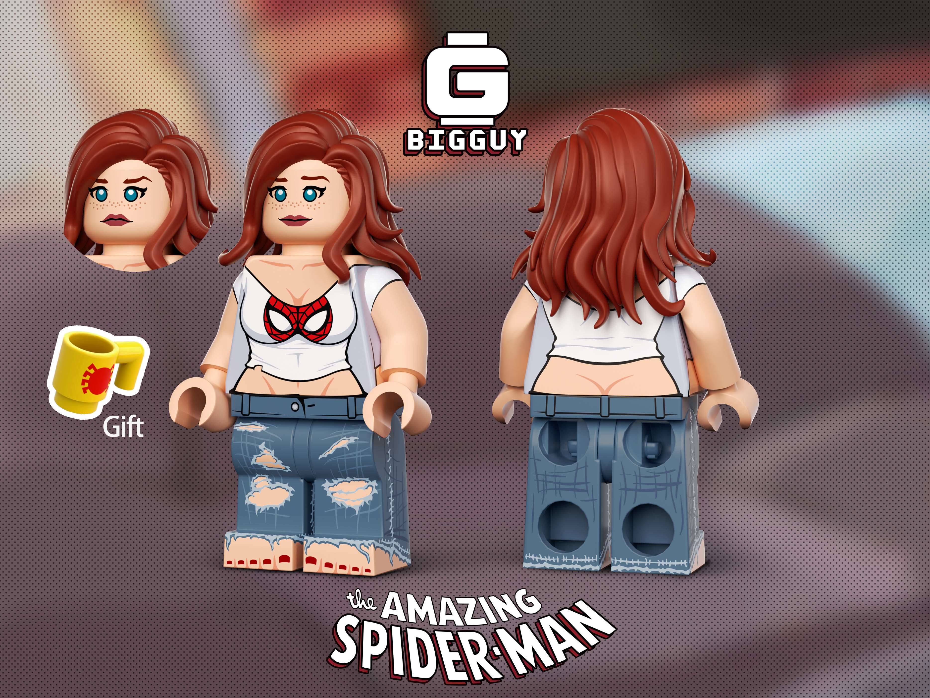 [Bigguy][Preorder] The Amazing Spider - Man Comics - Mary Jane Watson [PADprinted]