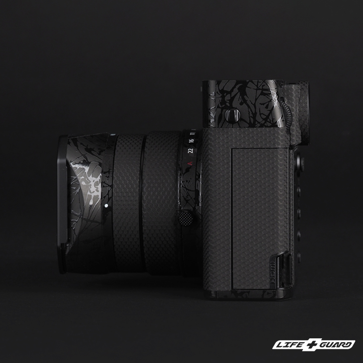 潑墨極黑貼膜質感，LIFE+GUARD 設計風格