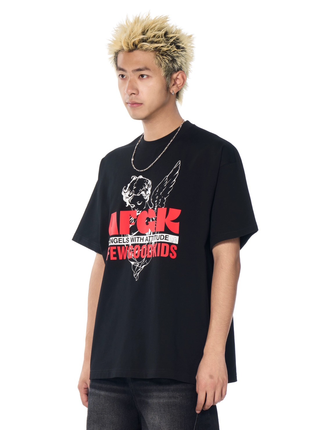 AFGK 復古工藝 天使印畫 短T A FEW GOOD KIDS