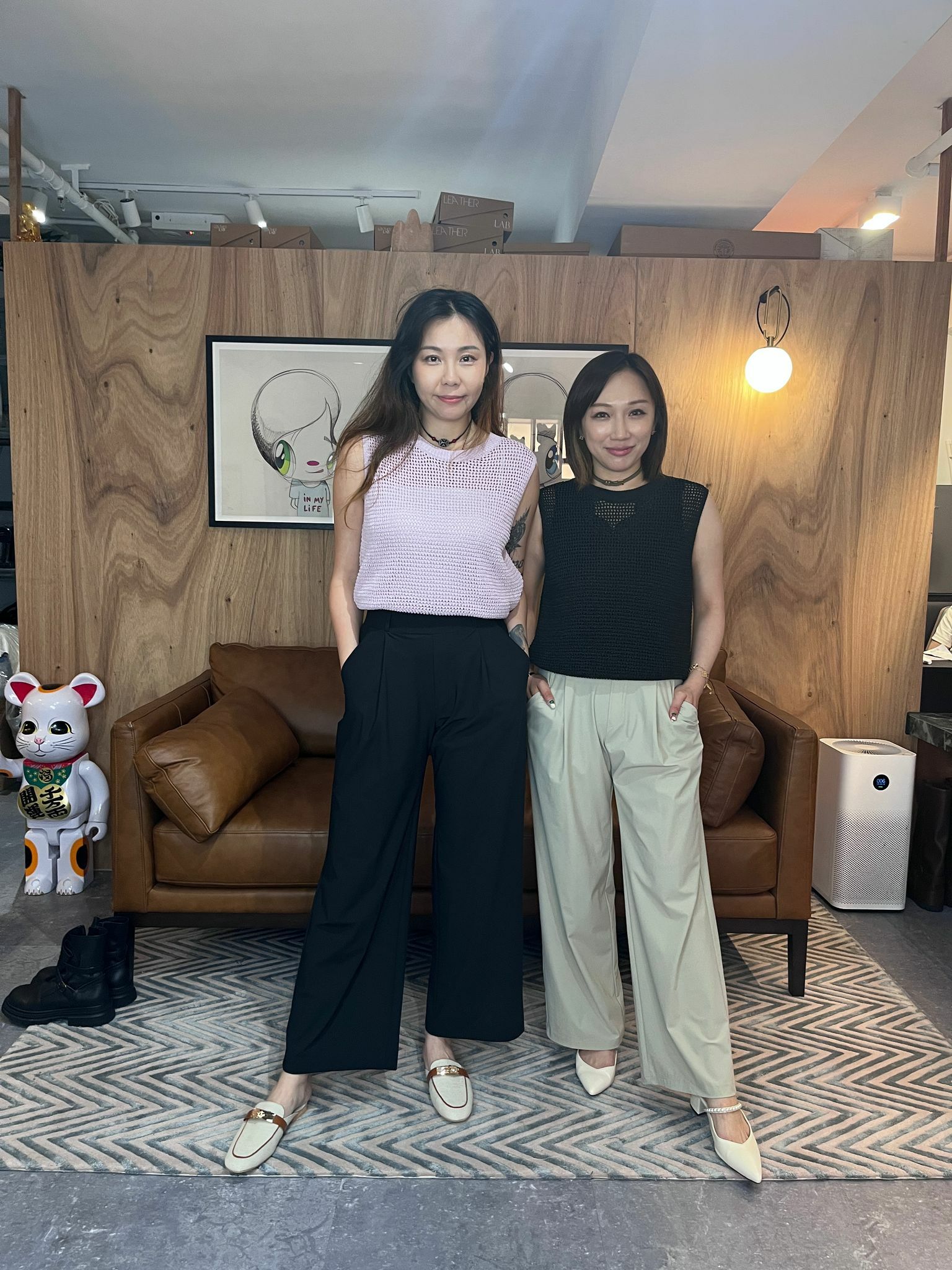 AB4011 白邊針織背心