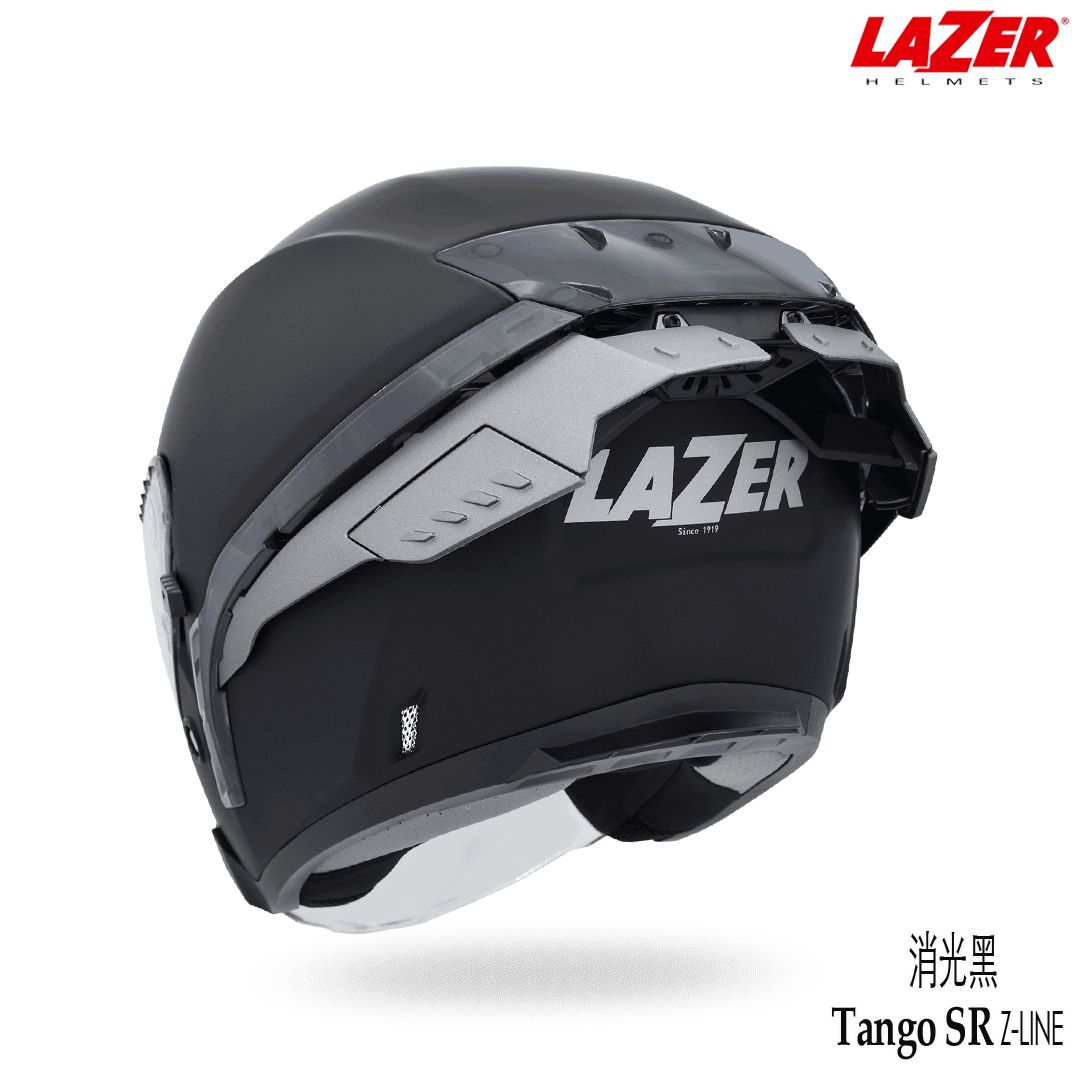 LAZER TANGO SR 素色 半罩安全帽 消光黑