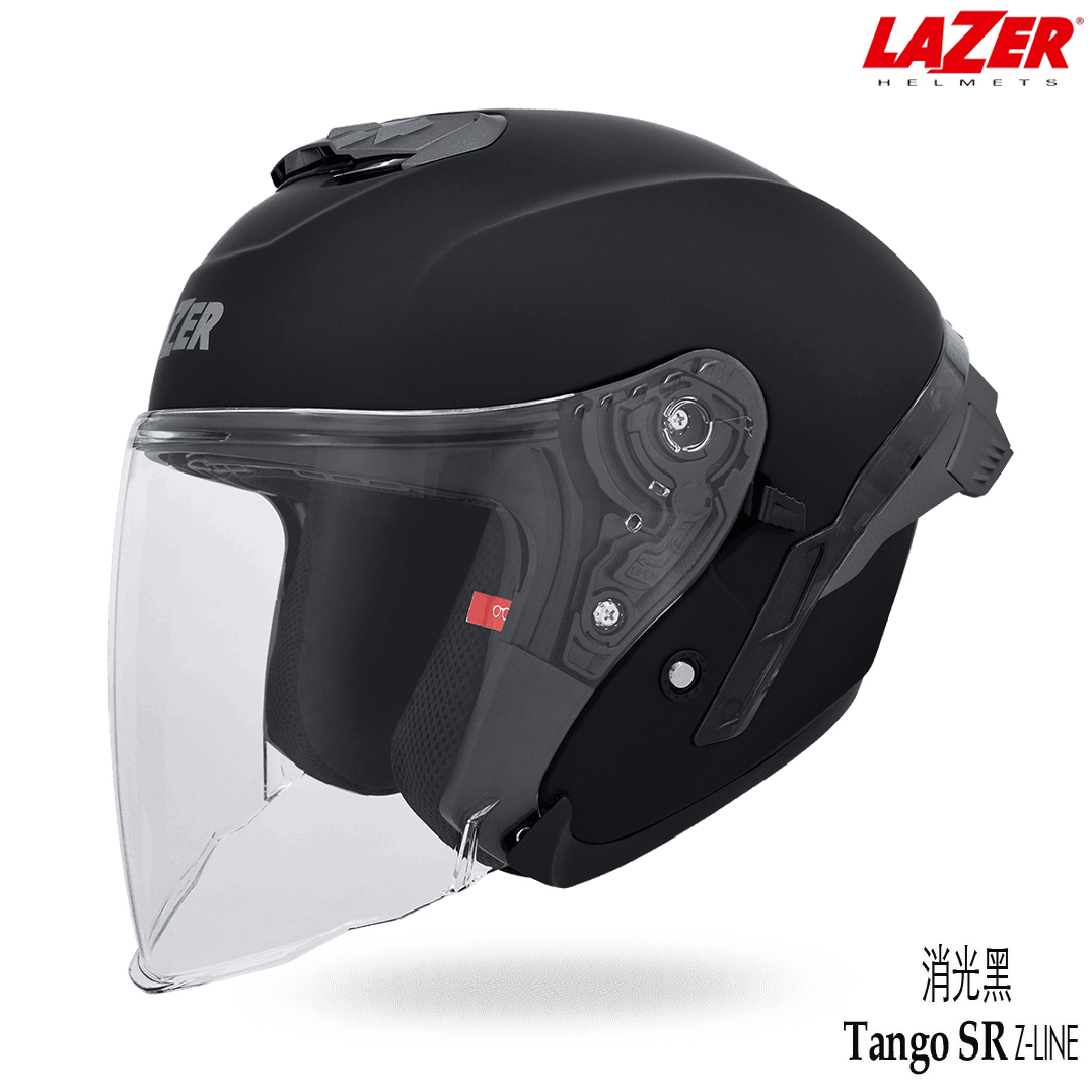 LAZER TANGO SR 素色 半罩安全帽 消光黑
