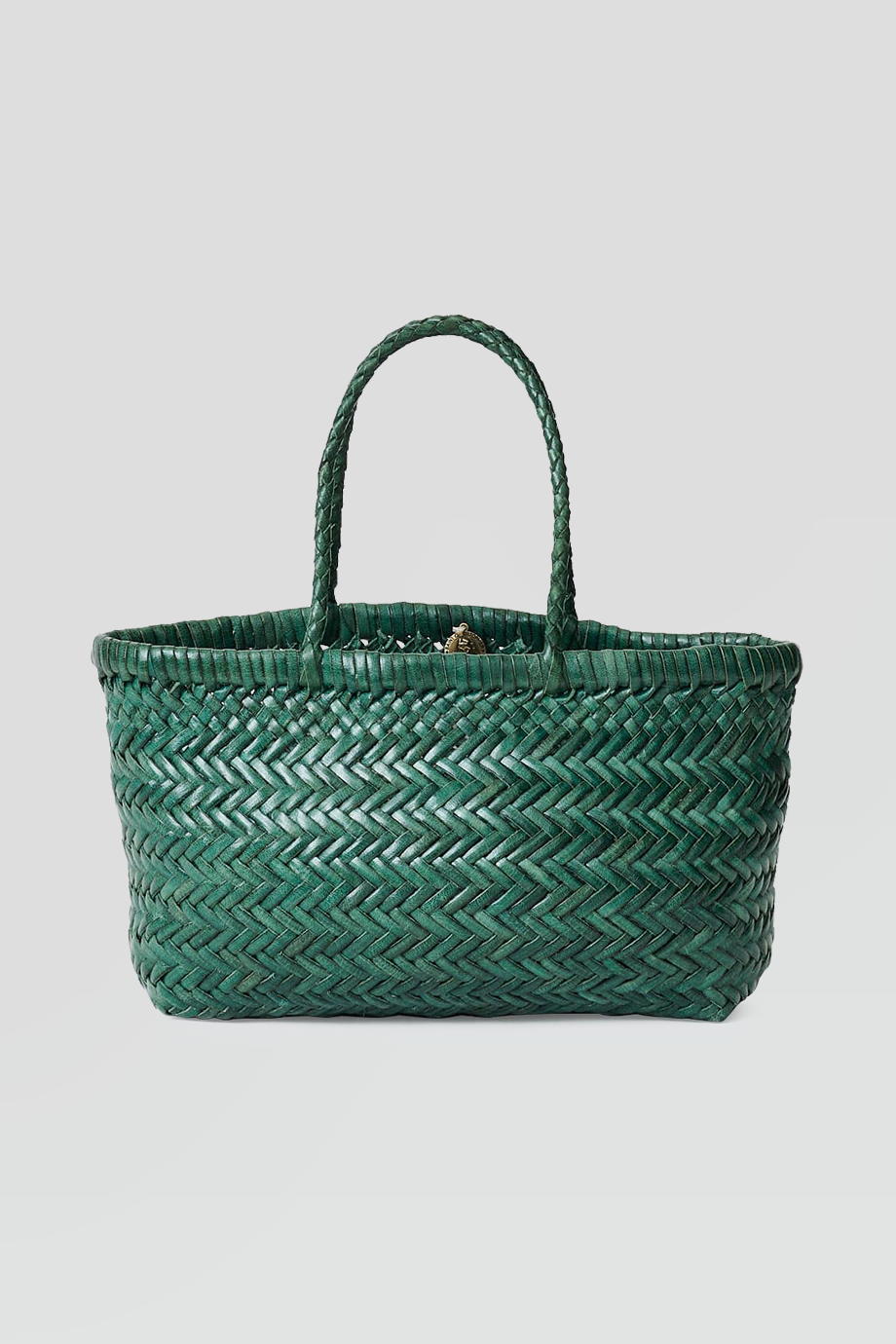 Dragon Diffusion｜MINI FLAT GORA 真皮編織手提包