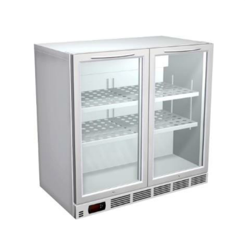 樂聲 Panasonic   BR-2U(E)‧雙掩門式飲品展示櫃‧可上鎖掩門‧133公升‧4至15ºC‧香港行貨,香港及澳門原廠1年保養‧