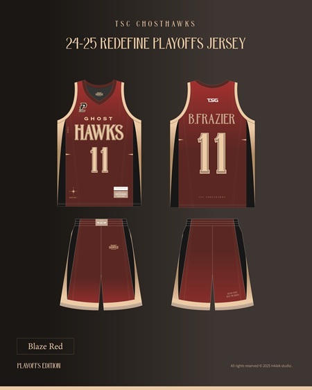 24-25 REDEFINE 季後賽球衣｜炙曜紅