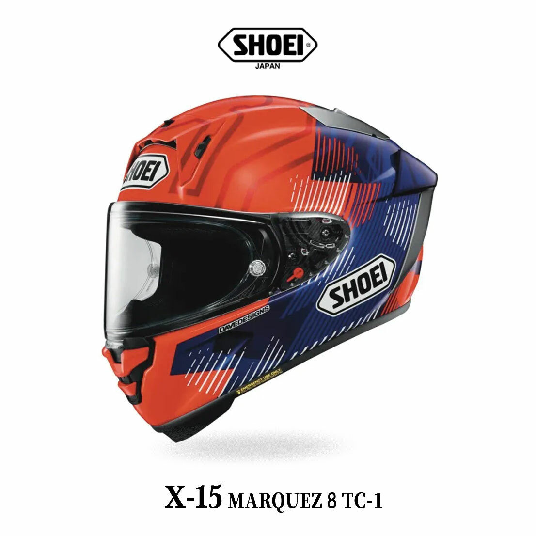 SHOEI X-FIFTEEN MARQUEZ8 TC-1 全罩安全帽