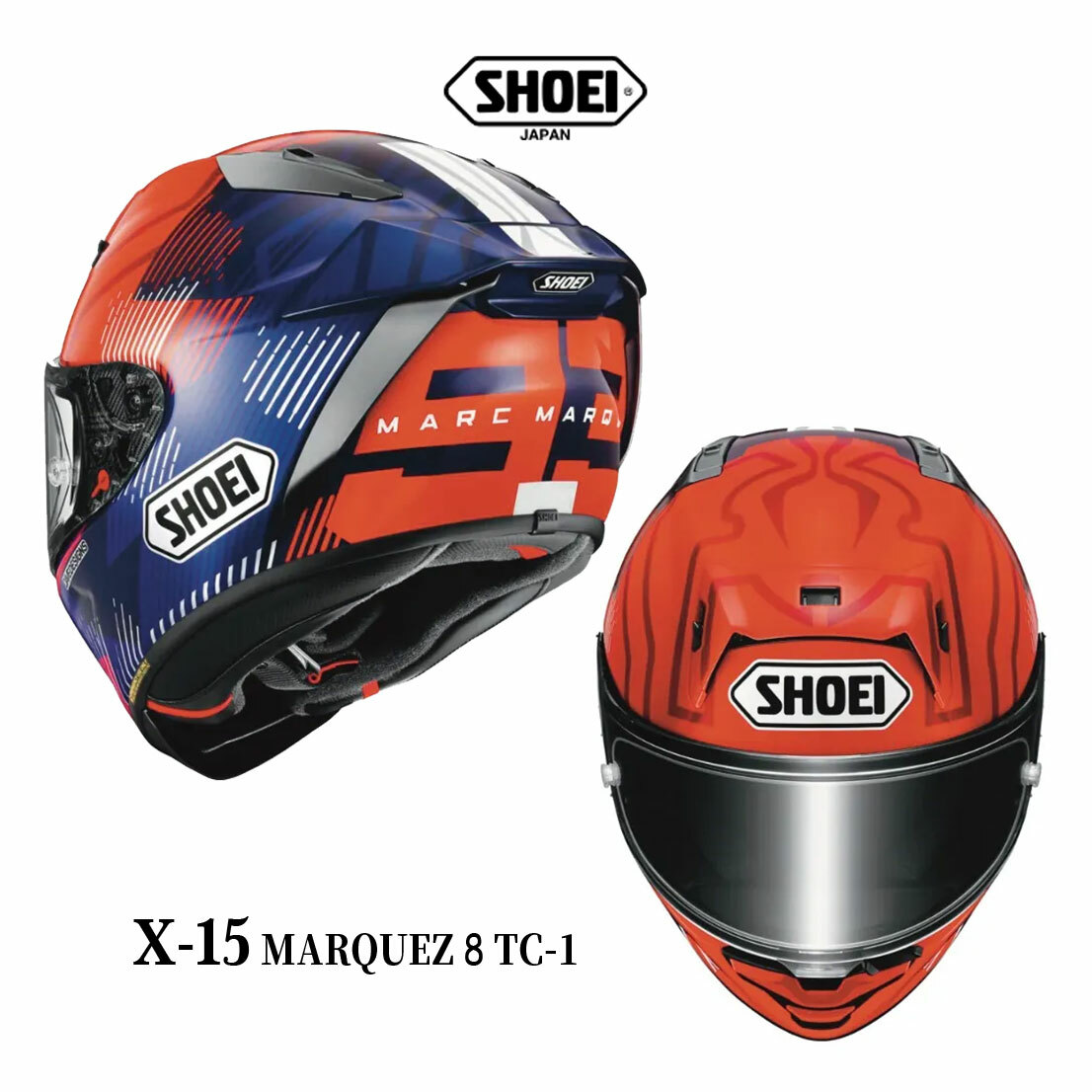 SHOEI X-FIFTEEN MARQUEZ8 TC-1 全罩安全帽