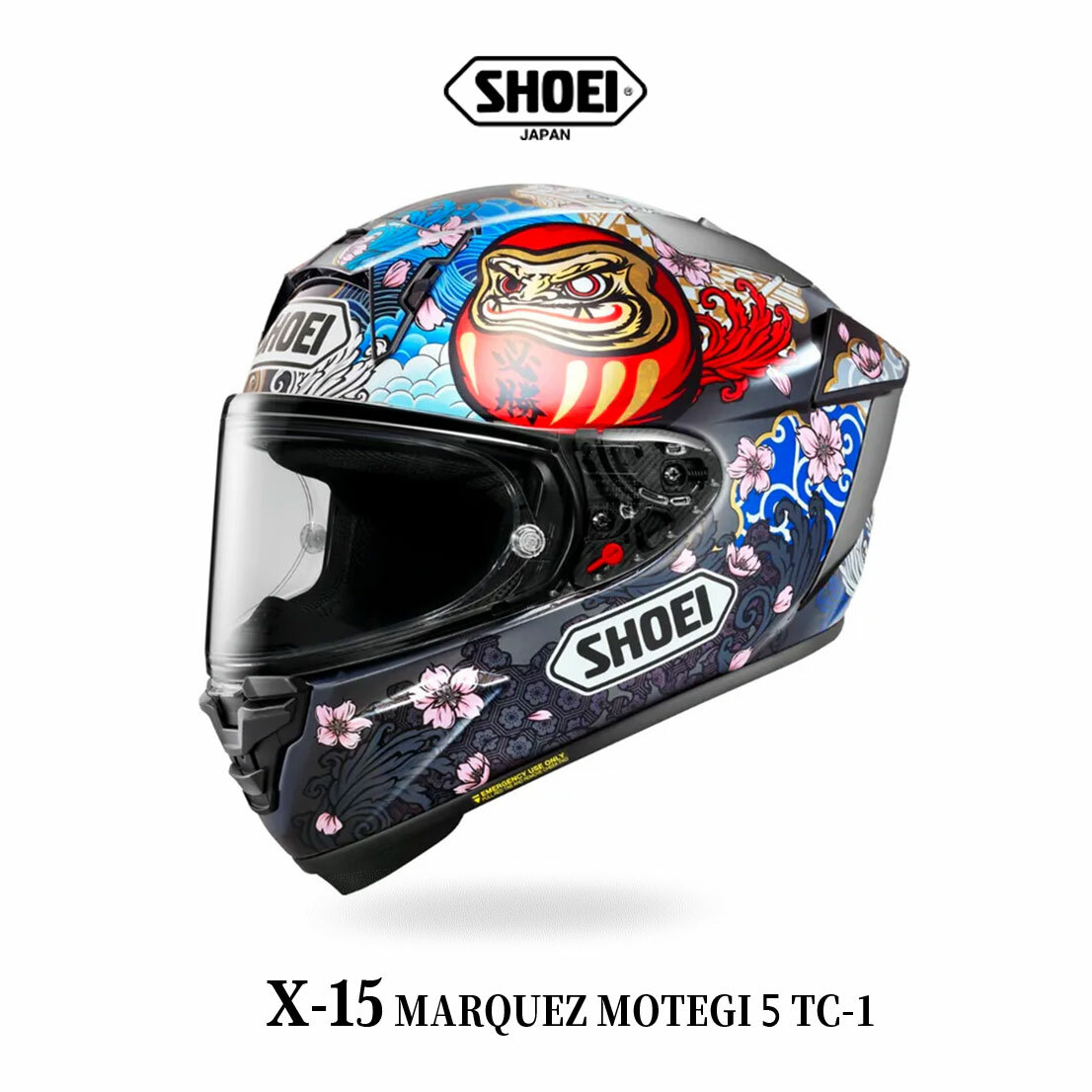 SHOEI X-FIFTEEN MARQUEZ MOTEGI 5 TC-1 全罩安全帽