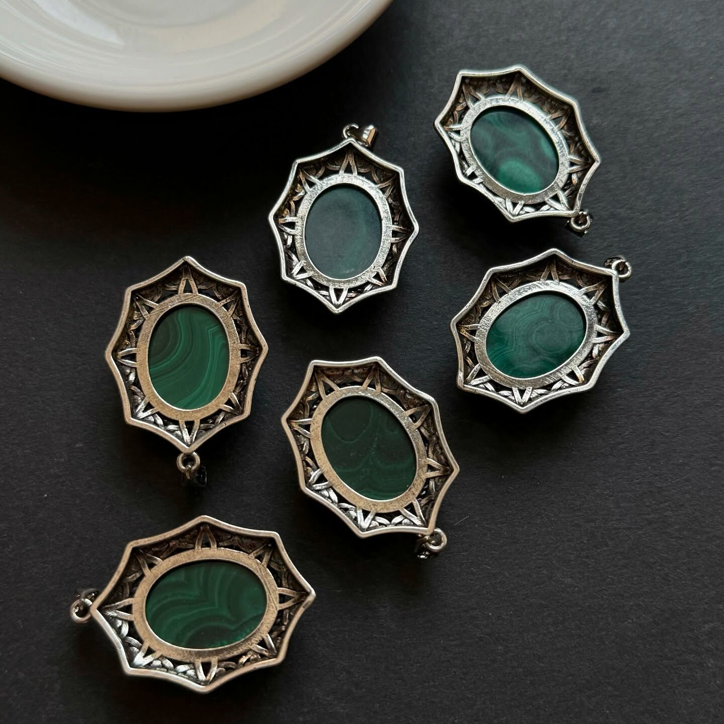 [原石] 孔雀石 項鍊吊墜