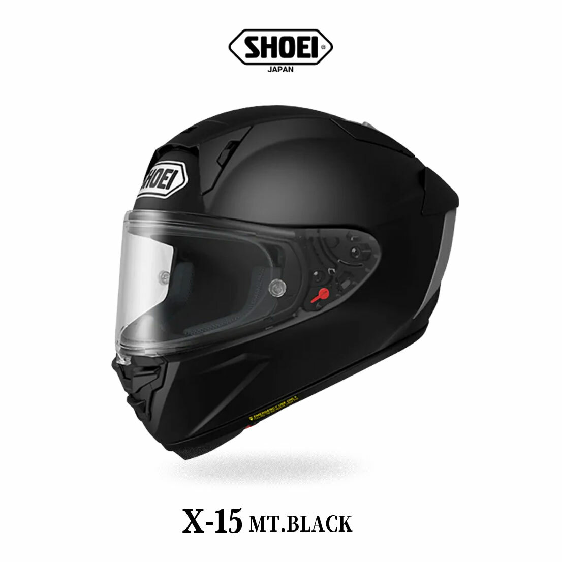 SHOEI X-FIFTEEN (X-15) - MT.BLACK 全罩安全帽 消光黑