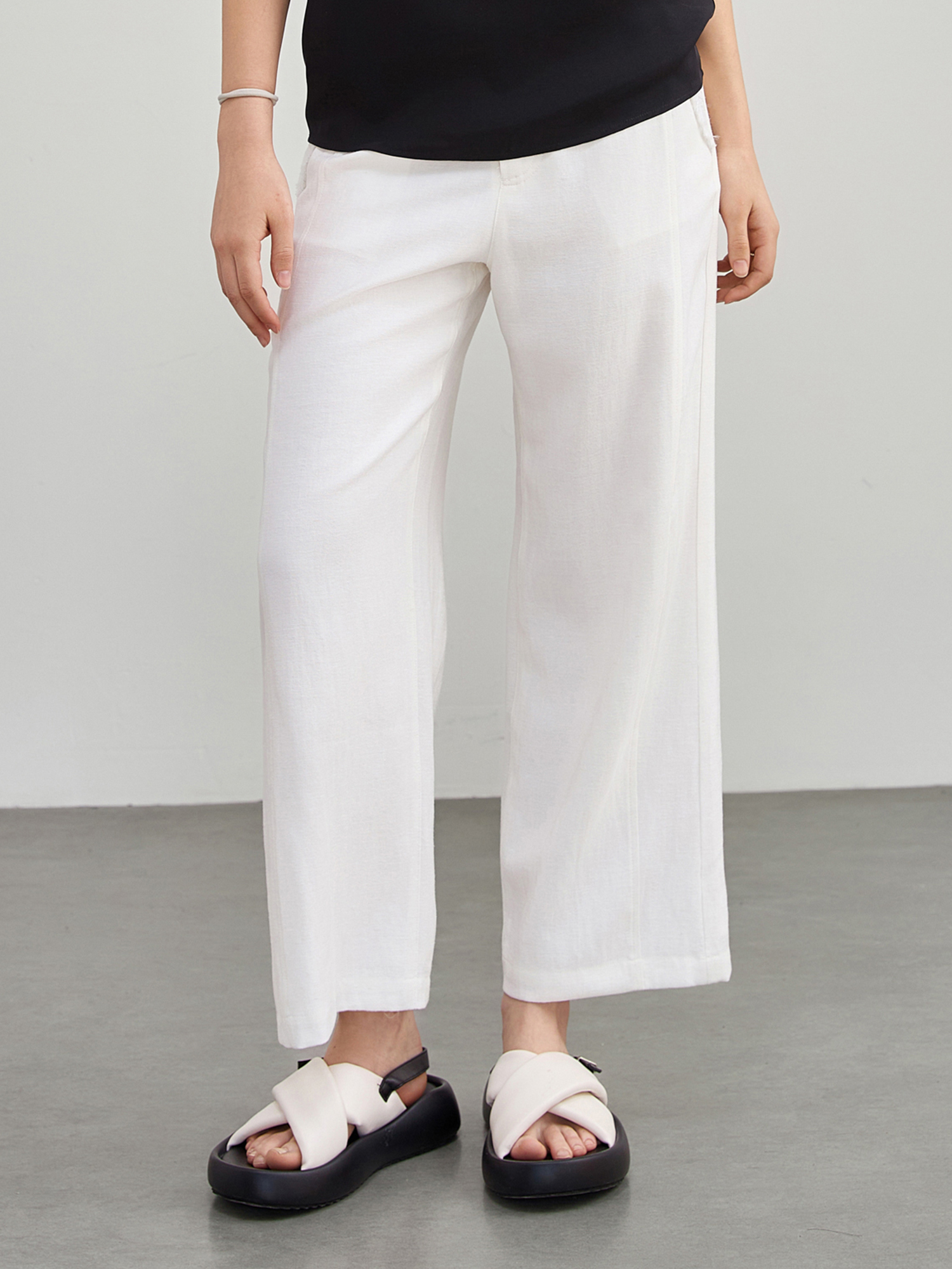 mi-tu 休閒直腳長褲