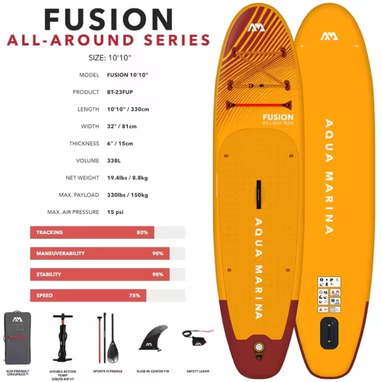 Aqua Marina FUSION 充氣直立板套裝
