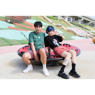 浪人祭 X 靈子同學 府城鍋燒意麵 T 恤（黑）