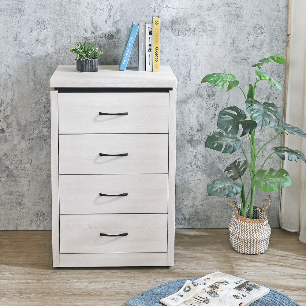 哈莉特2尺四斗櫃/四抽收納櫃/置物櫃(兩色可選)