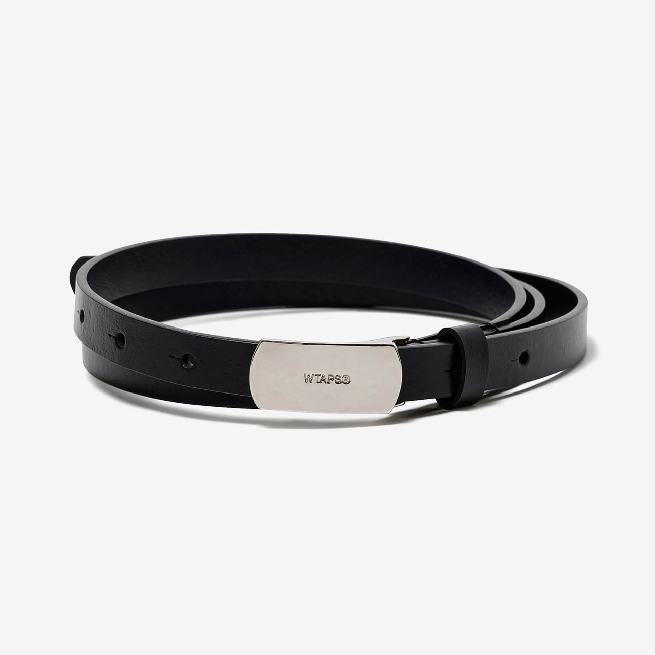 2025SS WTAPS NETA BELT SYNTHETIC 金屬 LOGO 皮革 皮帶 現貨 251MYDT-AC01