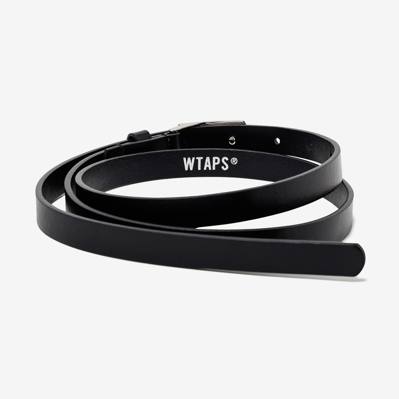 2025SS WTAPS NETA BELT SYNTHETIC 金屬 LOGO 皮革 皮帶 現貨 251MYDT-AC01
