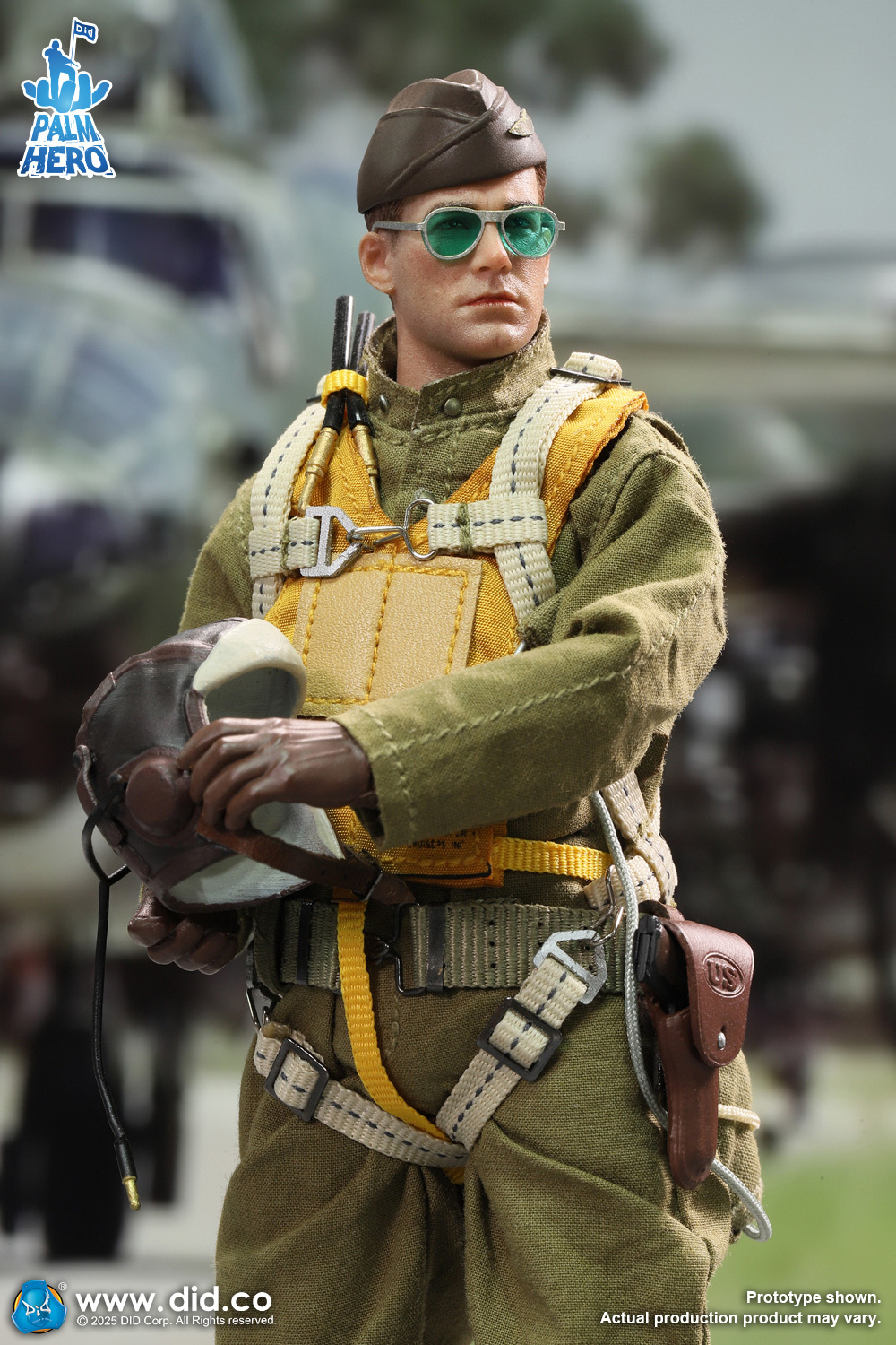 [訂金] DID 1/12 Palm Hero Series XA80032 1/12 WWII U.S. Army Air Force Pilot - Captain Rafe