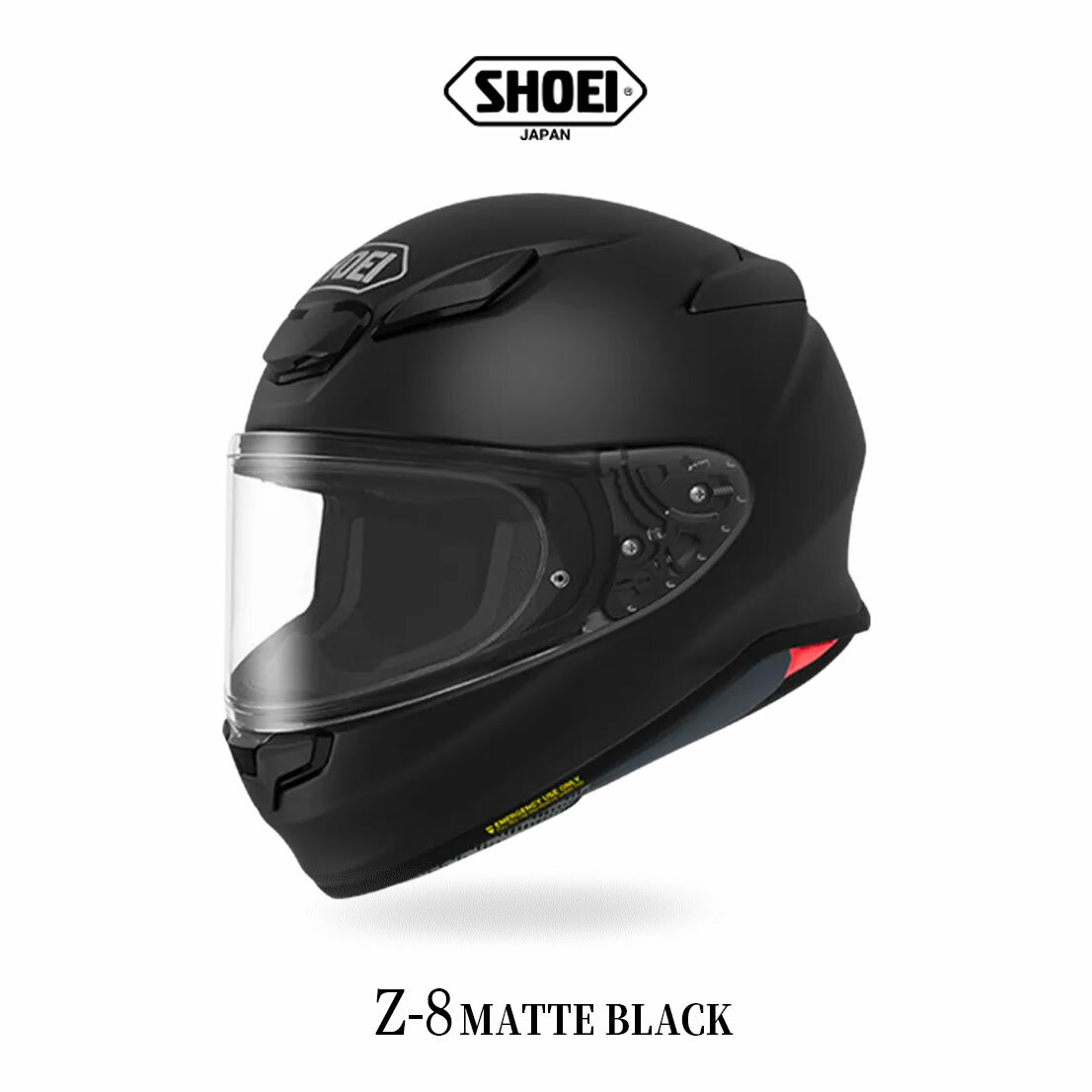 SHOEI Z-8 MATTE BLACK 全罩安全帽 消光黑