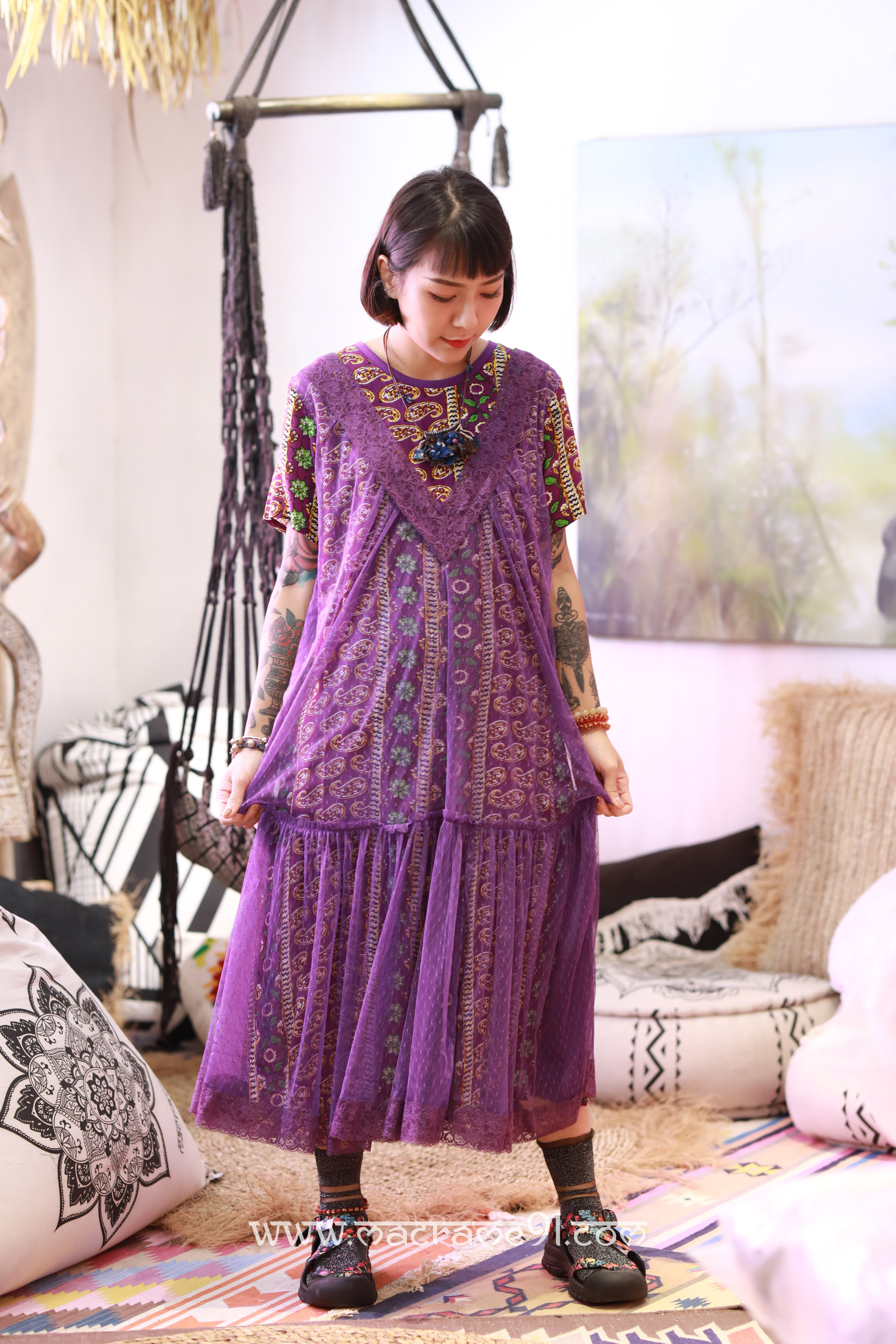 Macrame 長裙 - M3108CN (0711)