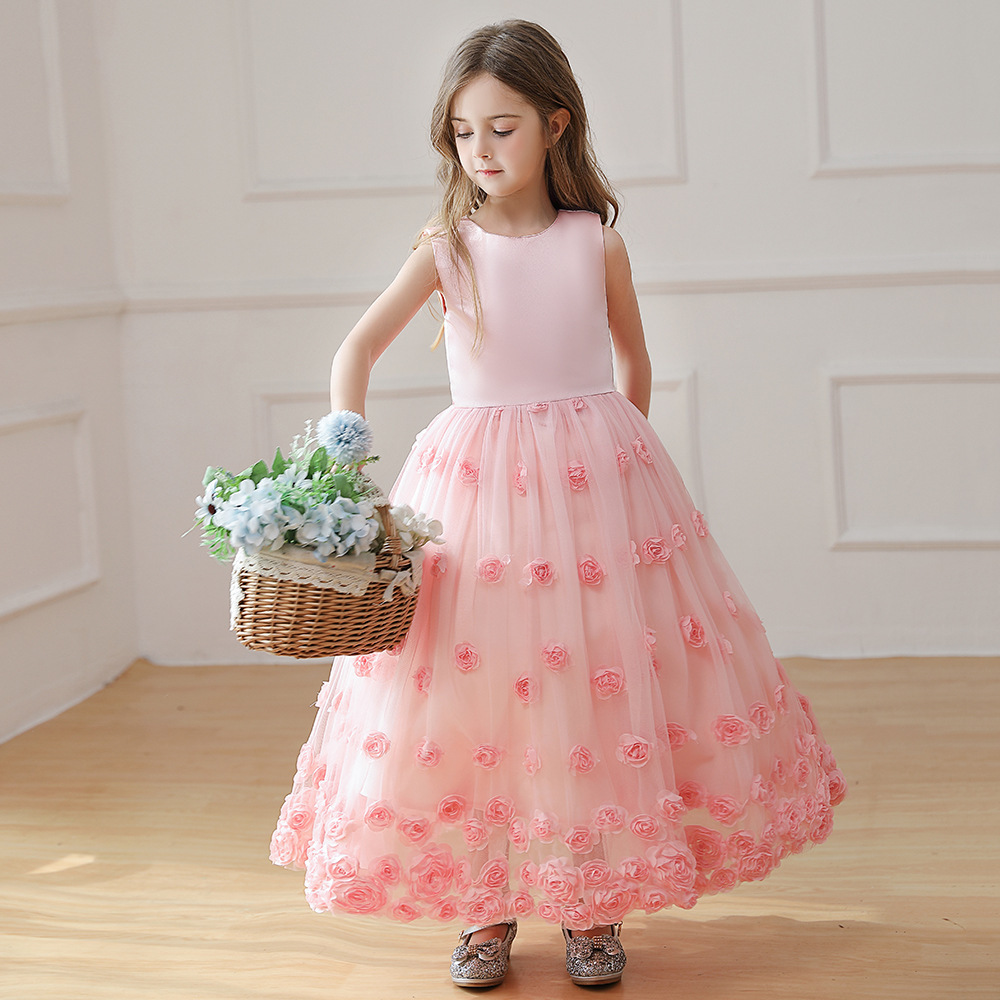 花仙子粉色蓬蓬禮服裙