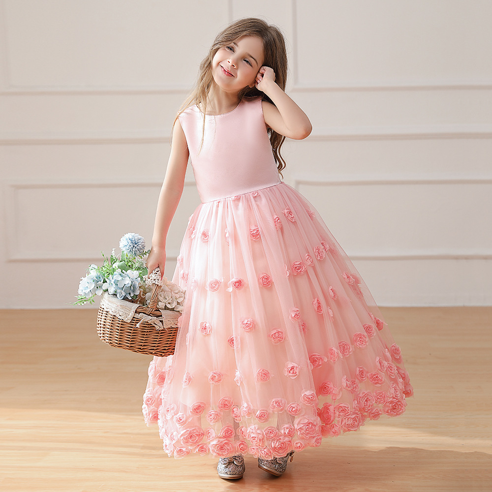 花仙子粉色蓬蓬禮服裙