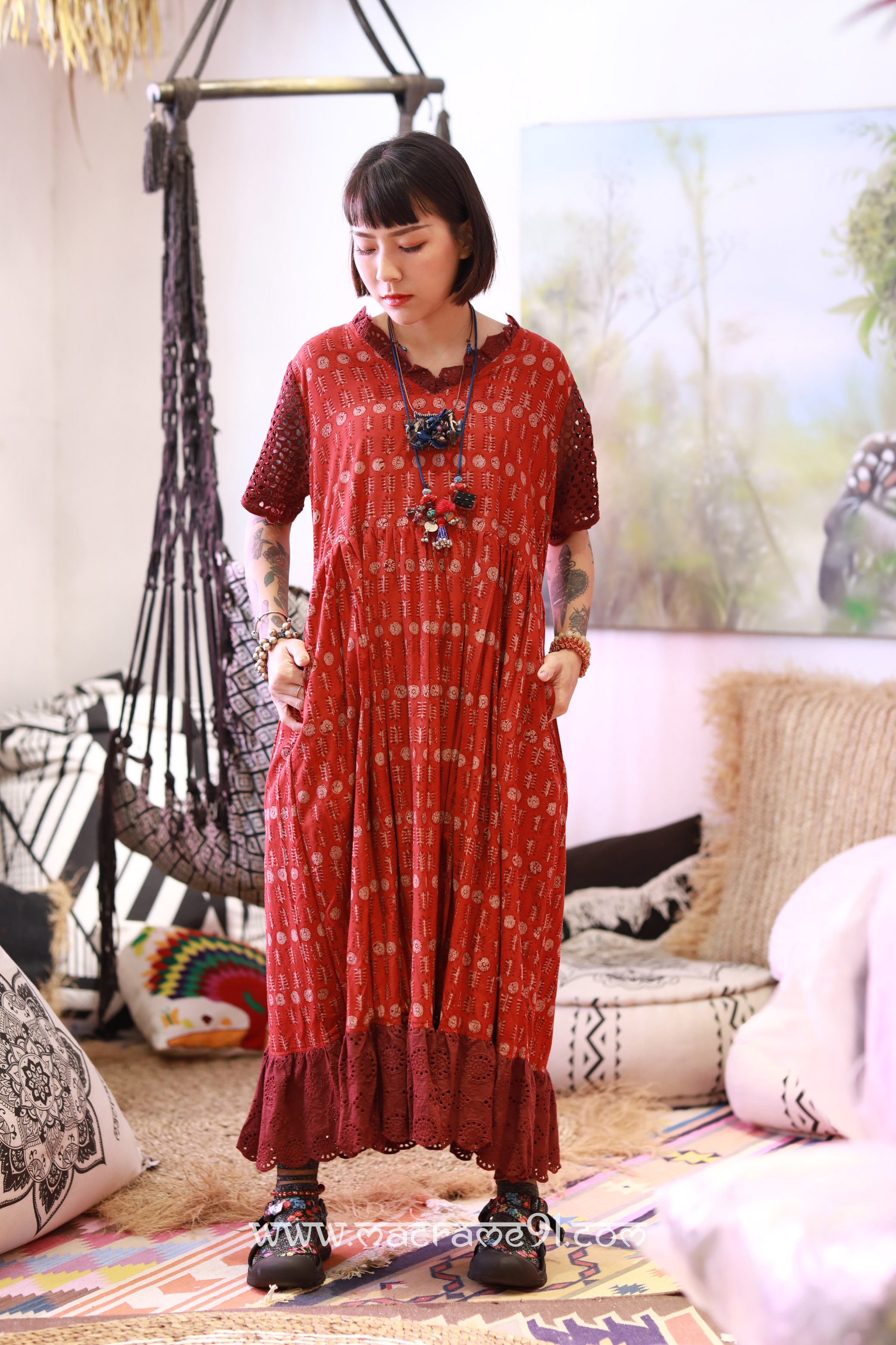 Macrame 長裙 - M2638BP (0711)