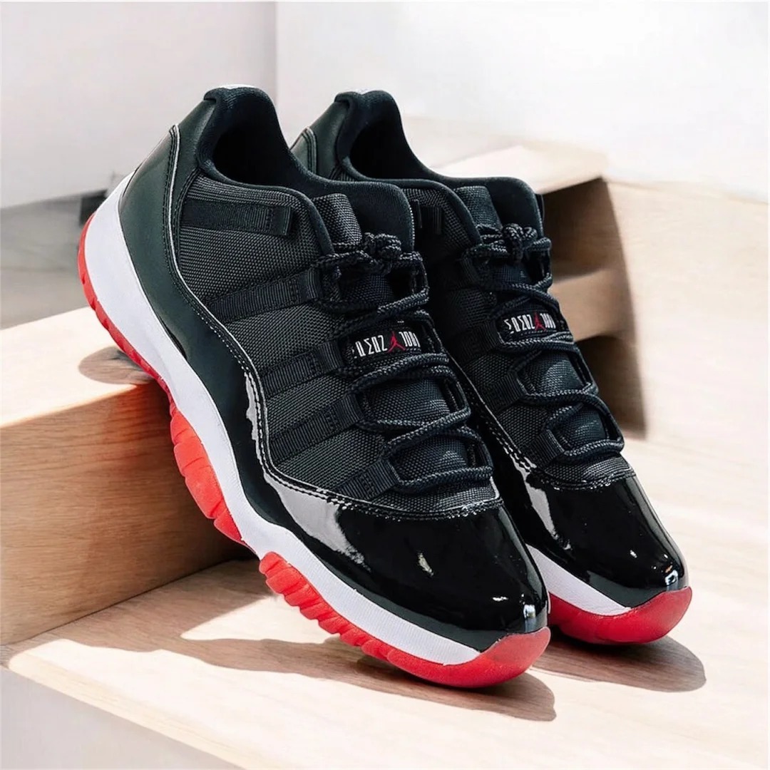 <特價商品不退換> NIKE AIR JORDAN 11 LOW BRED 黑紅 低筒 籃球鞋【FV5104-006】AJ11LOW