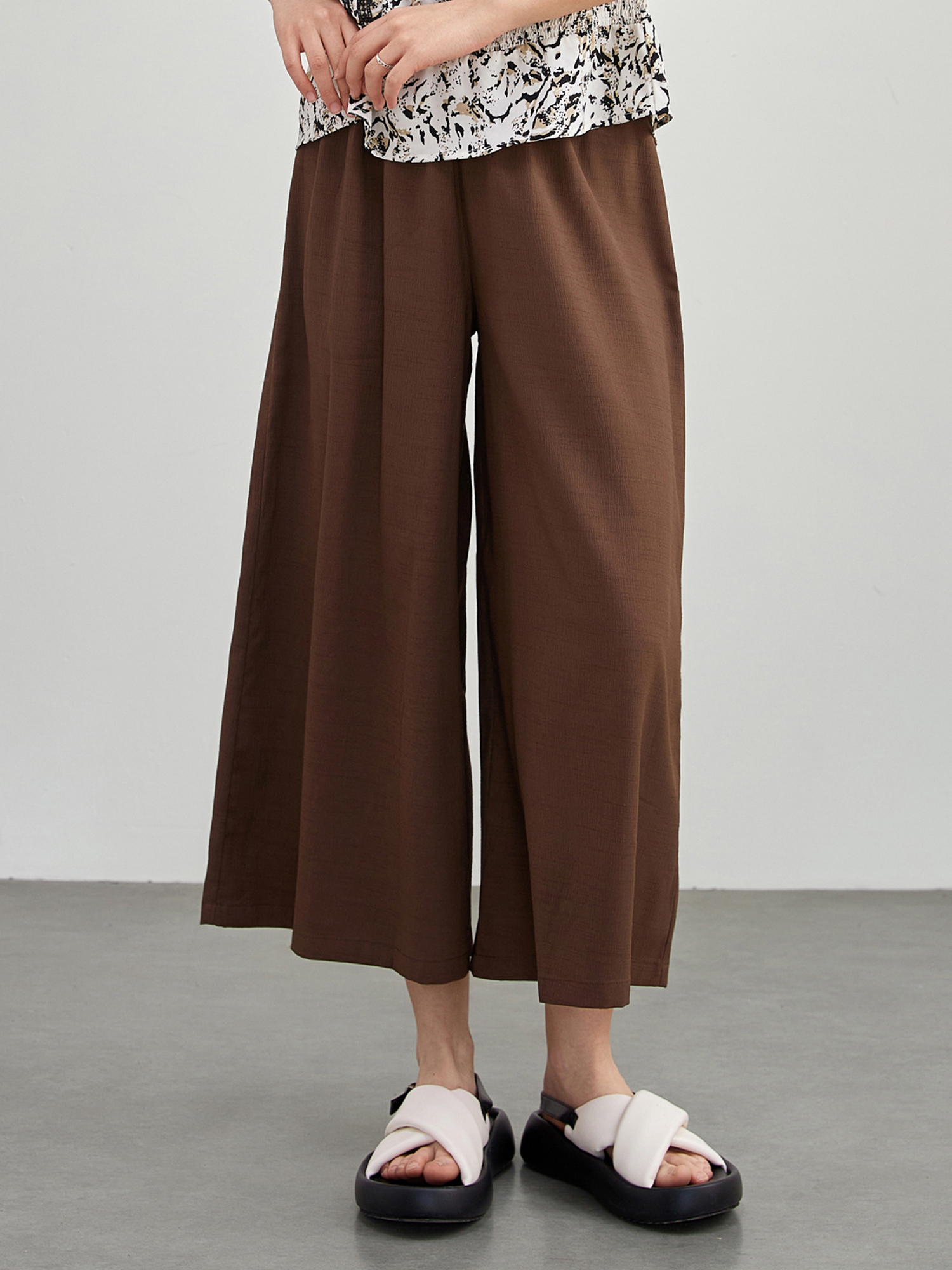 mi-tu 休閒闊腿褲