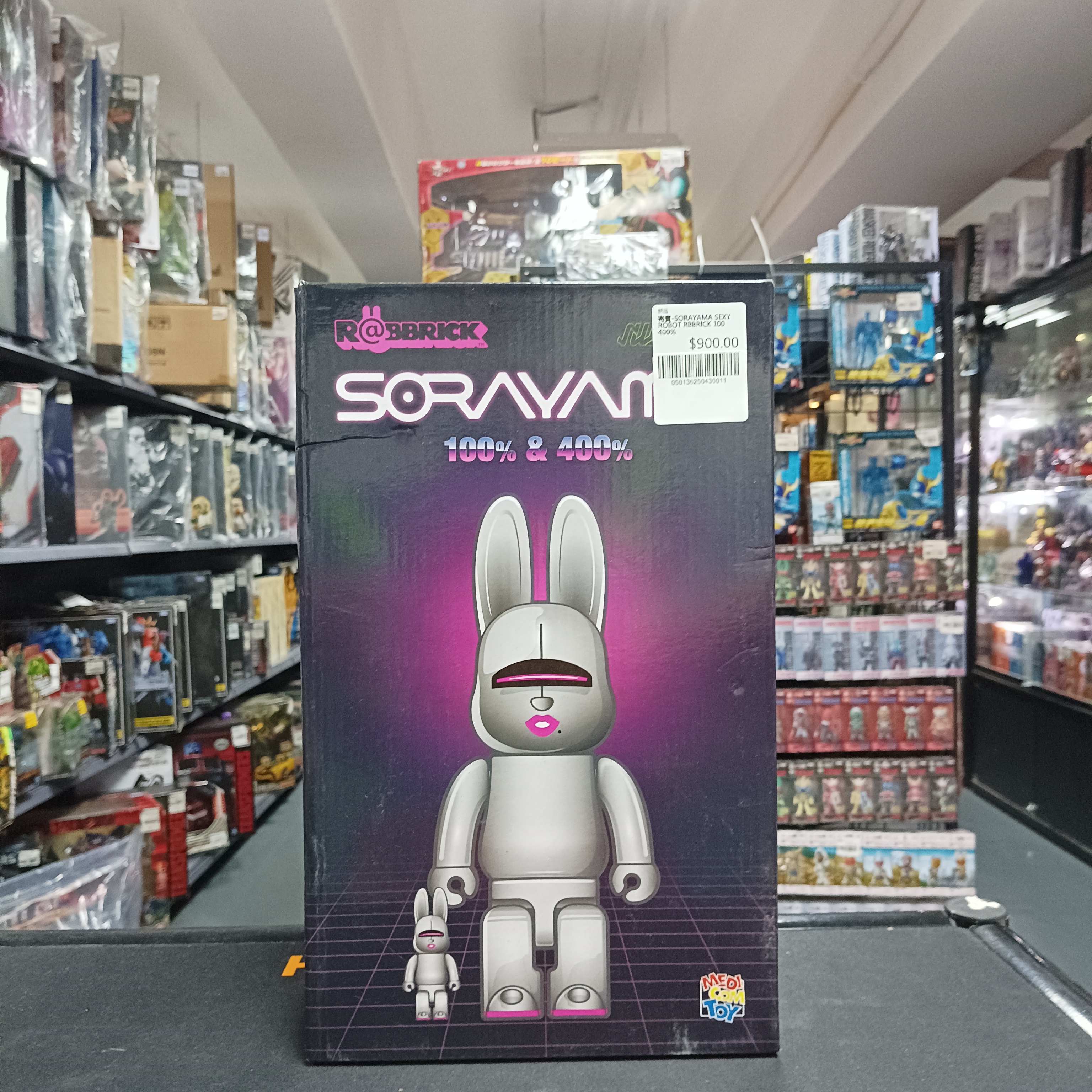 寄賣-SORAYAMA SEXY ROBOT R@BBRICK 100％ ＆ 400%