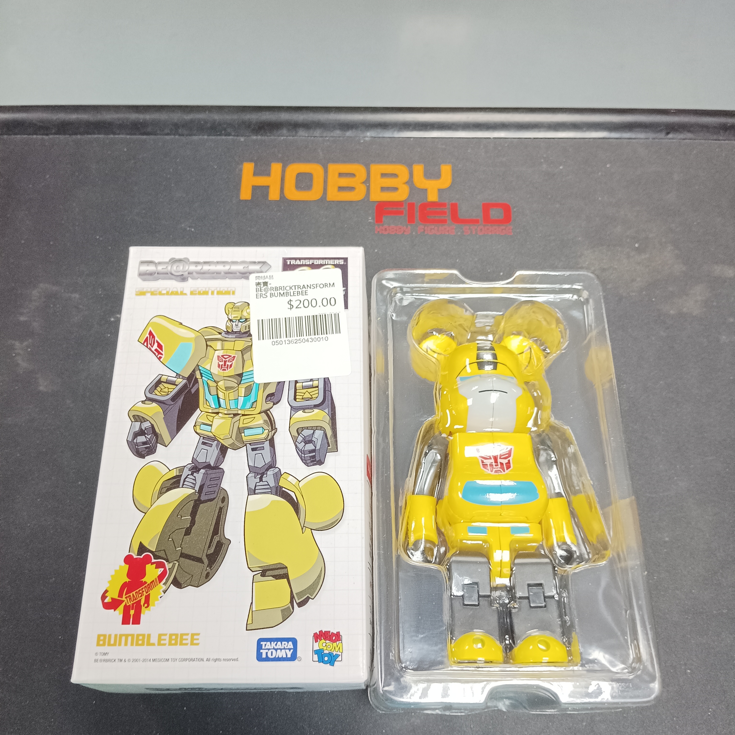 寄賣-BE＠RBRICK×TRANSFORMERS BUMBLEBEE