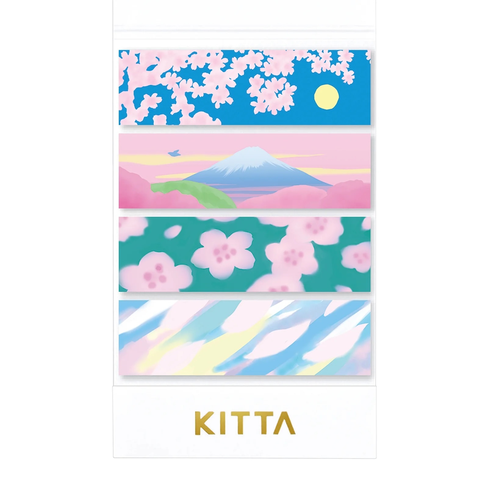 KITTA ｜ 隨身攜帶和紙膠帶 2025 限定款 春夜  Yukina Ieda 設計款