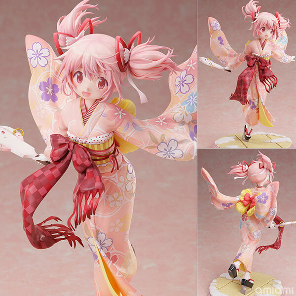 預訂1月   FURYU 鹿目圓 晴着ver.   魔法少女小圓外傳  Magia Record: Puella Magi Madoka Magica Side Story" Madoka Kaname Kimono ver. 1/7 Scale Figure Pre-order