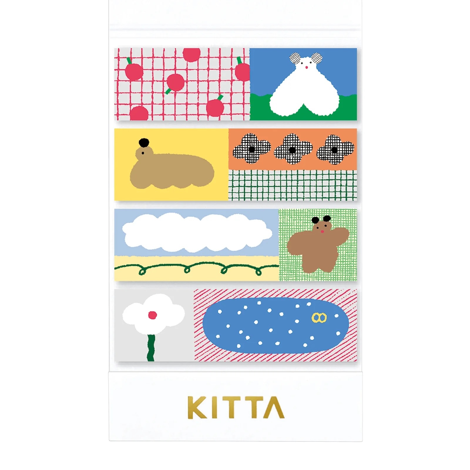 KITTA ｜ 隨身攜帶和紙膠帶 漫步 Hikari Shimamura 設計款