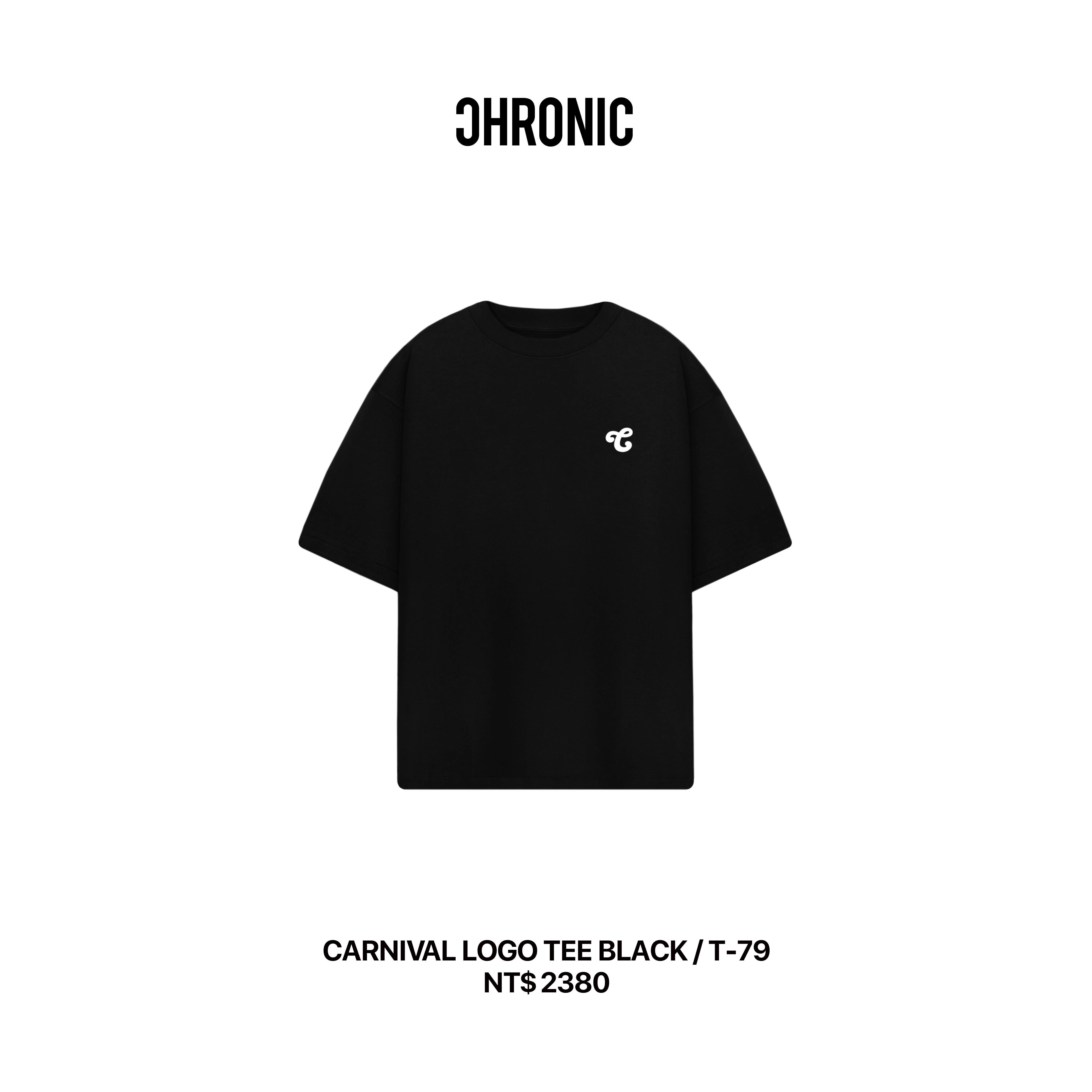 CARNIVAL LOGO TEE BLACK / T-79