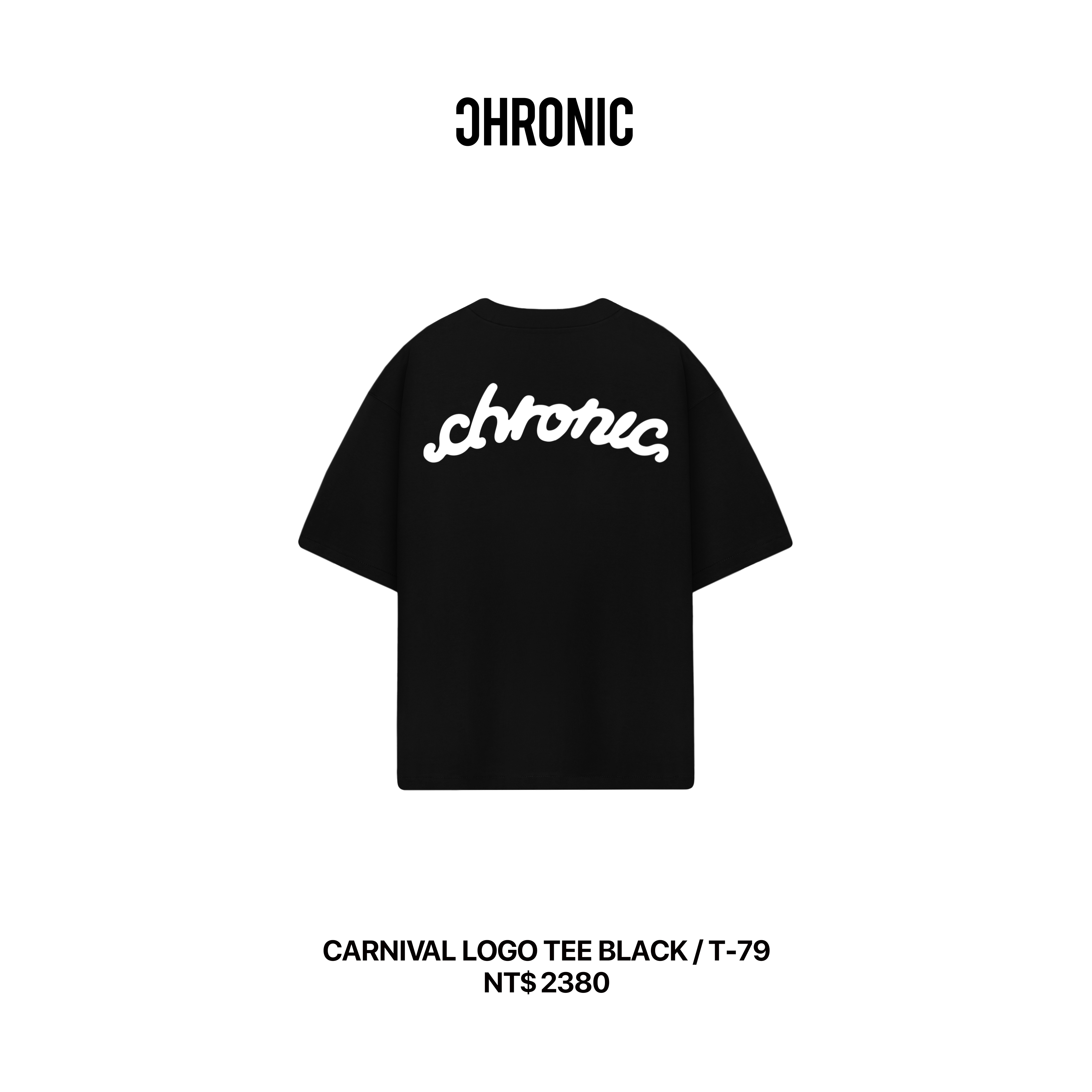 CARNIVAL LOGO TEE BLACK / T-79
