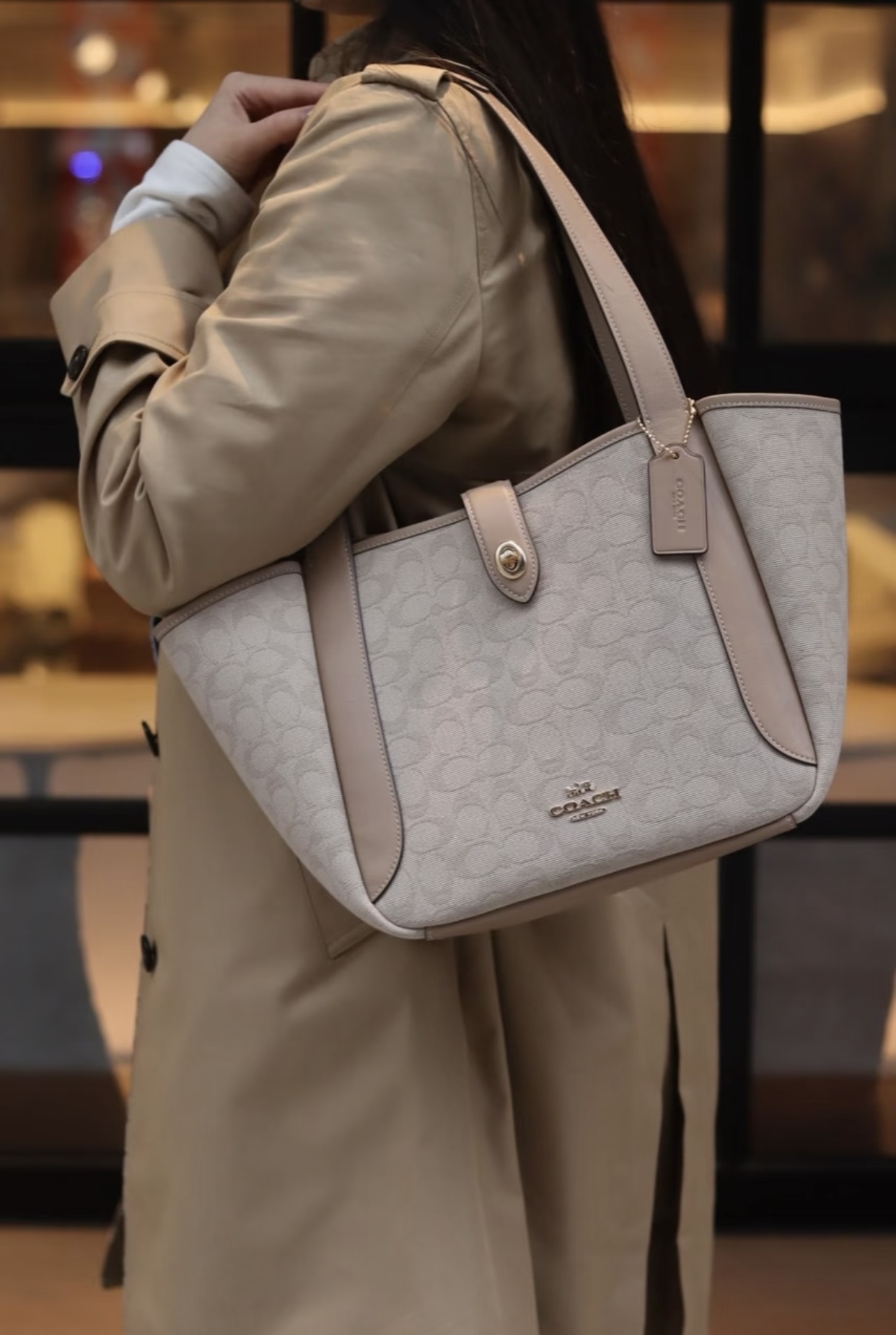 【預訂】Coach Hadley Turnlock Tote Bag