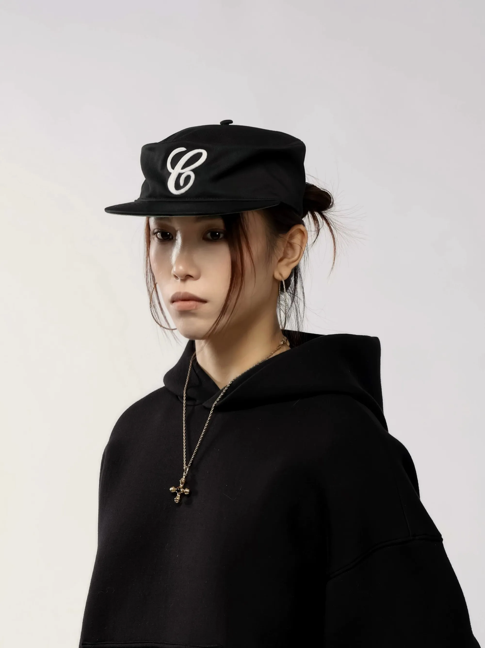 6crayon pillbox capVintage patch 即購入可 6cRAyon Pillbox Cap 藥盒帽黑色